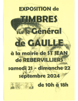 Affiche expo timbres