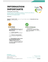 Facturation de l’eau potable